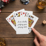 Funny Silently Juding your Playing Skills Spielkarten<br><div class="desc">Dieses Design entstand durch digitale Kunst und kann in dem Bereich personalisiert sein, der durch das Ändern des Fotos oder das Hinzufügen von Wörtern bereitgestellt wird. Kontaktieren Sie mich unter colorflowcreations@gmail.com , wenn Sie dieses Design für ein anderes Produkt haben möchten. Kaufen Sie meine originale abstrakte Acrylmalerei zum Verkauf unter...</div>