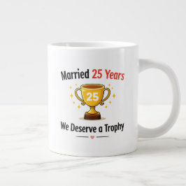 Funny Silver Anniversary Mug Gif Jumbo-Tasse