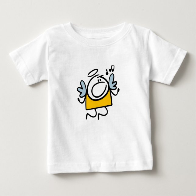 Funny singangel baby t-shirt (Vorderseite)