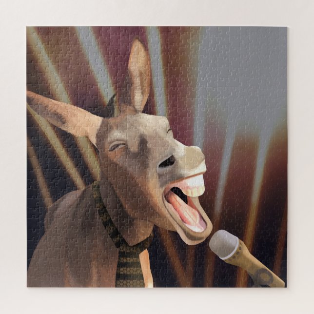 Funny Singing Donkey Farm Animal Puzzle (Vertikal)