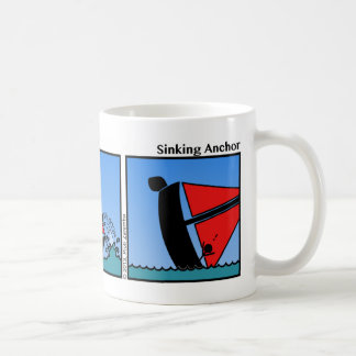 Funny Sinking Anchor Stickman Tasse - 107