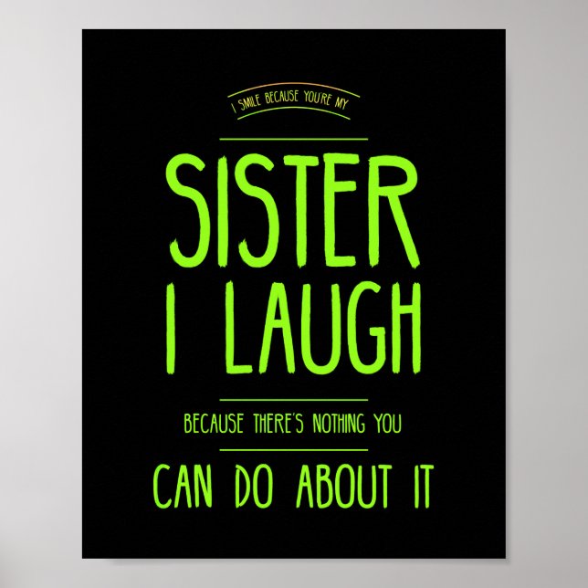 Funny Sister lagh Poster (Vorne)