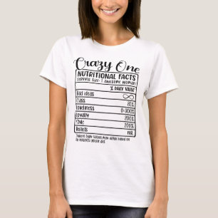 Funny Sisters Trip/Crazy One Nutrition Fakten T-Shirt
