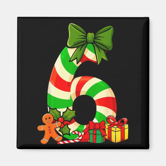 Funny Six Seven 6 7 Meme Couple Christmas For Men  Magnet (Vorne)