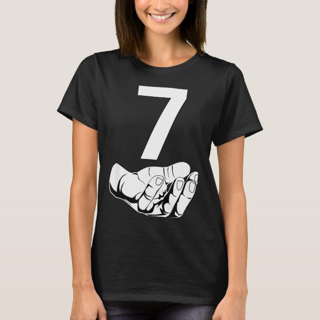 Funny Six Seven Gen Alpha Slang Meme 6 7 Matching  T-Shirt (Vorderseite)