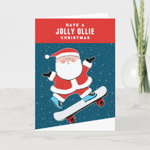Funny Skateboard Weihnachten