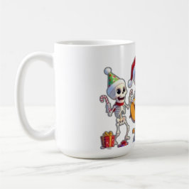 Funny Skeleton Band Christmas & New Year – 3D Cart Kaffeetasse