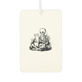Funny Skeleton Cat Skull Kitty Cute Cat Goth Hallo Autolufterfrischer