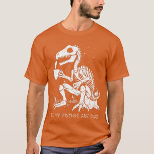 Funny Skeleton Dinosaur Kostüm Goth Men Women Hal T-Shirt