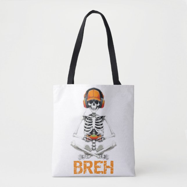 Funny Skeleton Gamer BRUH Halloween Game (Vorderseite)