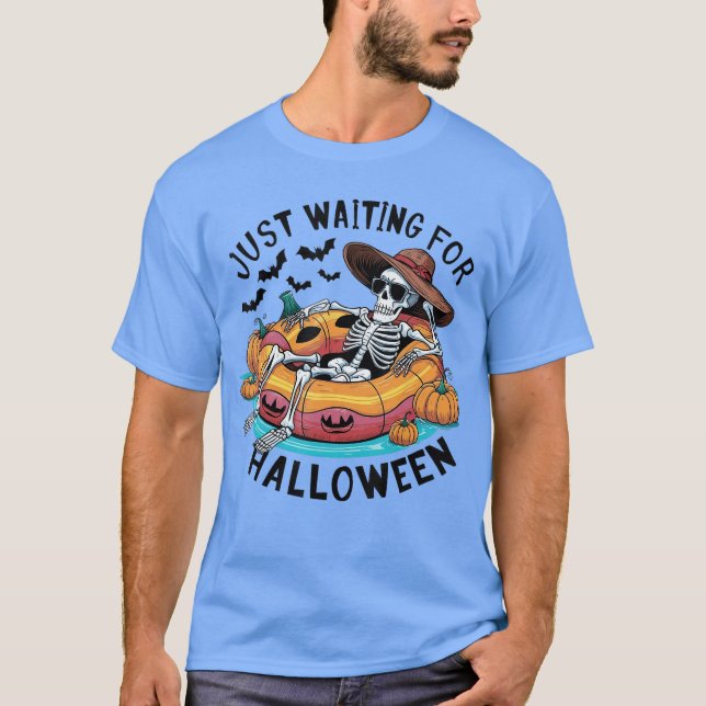 Funny Skeleton Halloween gerade zu Hallowee Gewart T-Shirt (Vorderseite)