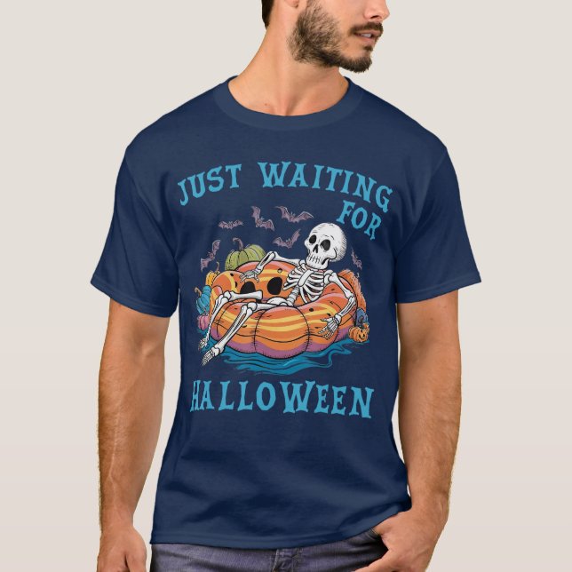 Funny Skeleton Halloween gerade zu Hallowee Gewart T-Shirt (Vorderseite)