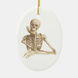 Funny Skeleton Keramikornament
