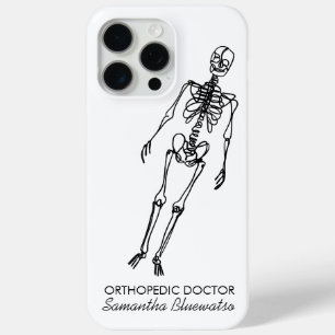 Funny Skeleton orthopädische Ärztin Skulptur Knoch Case-Mate iPhone Hülle