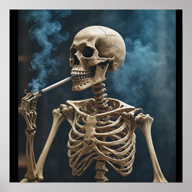 Funny Skeleton Poster (Vorne)