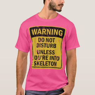 Funny SKELETON Sport Thema Geburtstagsparty  T-Shirt