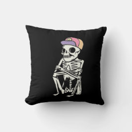Funny Skeleton wart Kissen