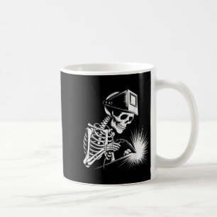 Funny Skeleton Welding Liebhaber Spooky Halloween  Kaffeetasse