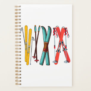 Funny Ski Colorful Ski Skier Planer