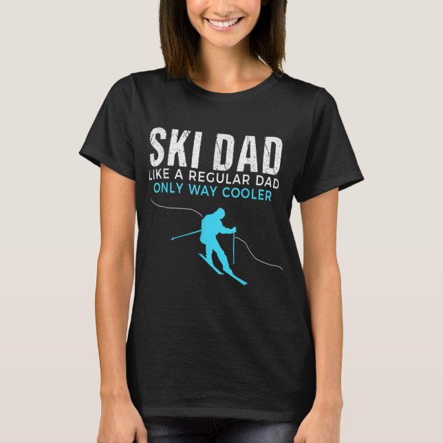 Funny Ski Vater - Skifahrer für Männer T-Shirt (Vorderseite)