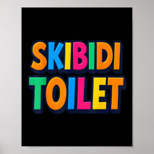 Funny Skibidi Toilet Poster