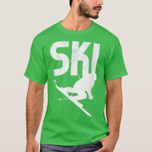 Funny Skiing Lover Coole Schneeberge Skigebiete T-Shirt
