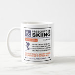 Funny Skiing Tasse - Design<br><div class="desc">Funny Ski Tasse mit einem Rezept Design für den Skiurlaub in Ihrem Leben. Einfach zu personalisieren und macht für ein großartiges Skiteam Geschenk.</div>