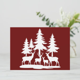 Funny Skinny Pine Sommer Wandern Camping Feiertagskarte