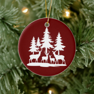 Funny Skinny Pine Sommer Wandern Camping Keramik Ornament