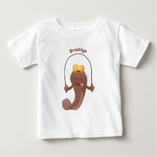 Funny skipper mudskipper fish Cartoon Baby T-shirt