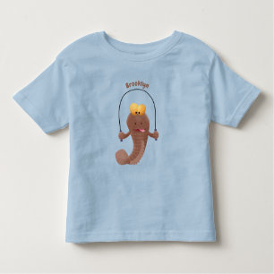 Funny skipper mudskipper fish Cartoon Kleinkind T-shirt