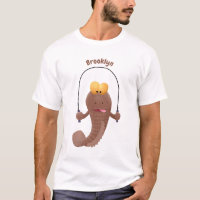 Funny skipper mudskipper fish Cartoon