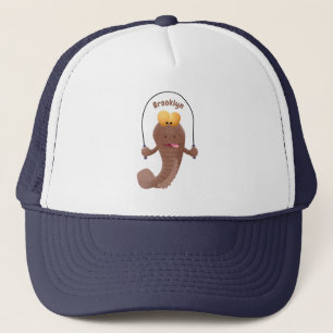 Funny skipper mudskipper fish Cartoon Truckerkappe