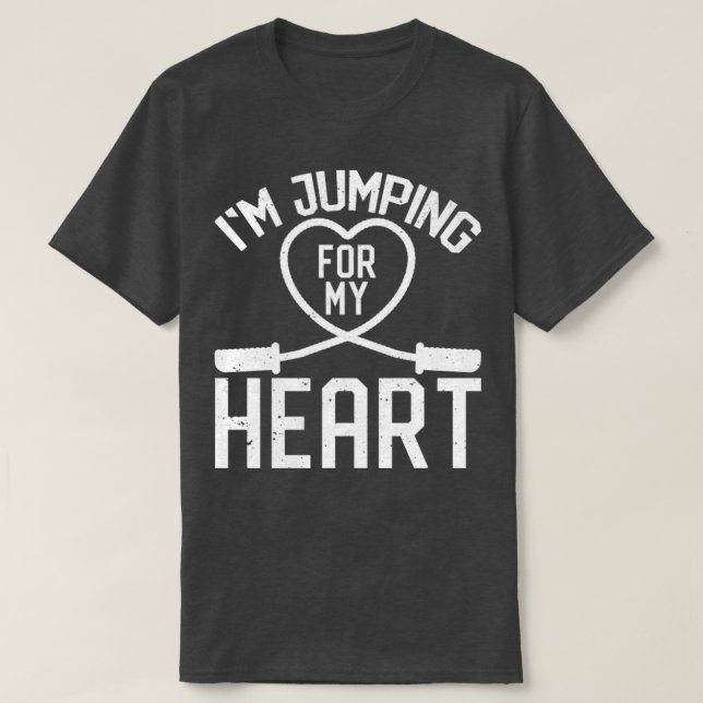 Funny Skipping Rope Im Jumping Rope for my Heart T-Shirt (Design vorne)