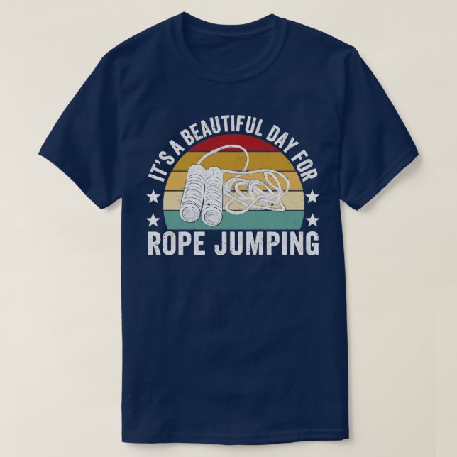 Funny Skipping Rope Jumping Rope Jump Rope8 T-Shirt (Design vorne)