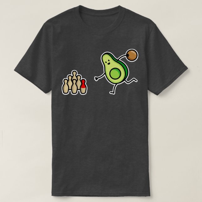 Funny Skittles avocado Skitplayer Geschenk T-Shirt (Design vorne)