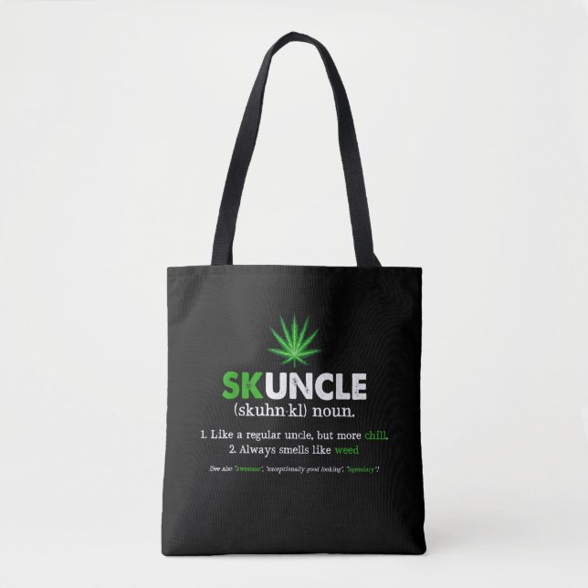 Funny Skuncle Weed Smoker Onkel Lover (Vorderseite)