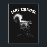 Funny Skunk Joke Squirrel Pun Postkarte<br><div class="desc">Funny Skunk Joke Squirrel Pun.</div>