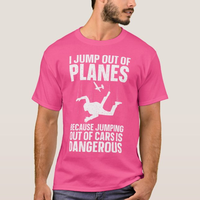 Funny Skydive Skydive Lover Skydivers T-Shirt (Vorderseite)