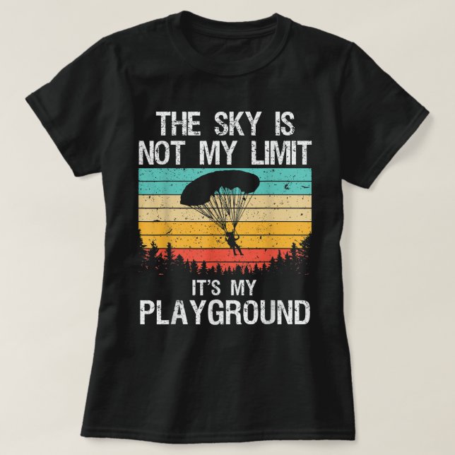 Funny Skydiving Art for Men Skydive Lover Sk T-Shirt (Design vorne)