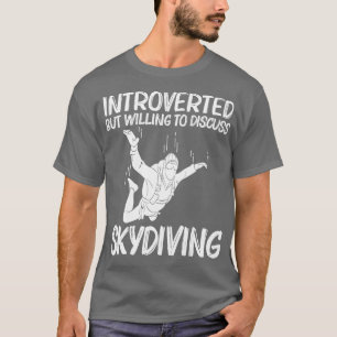 Funny Skydiving For Men Fallschirmspringen T-Shirt