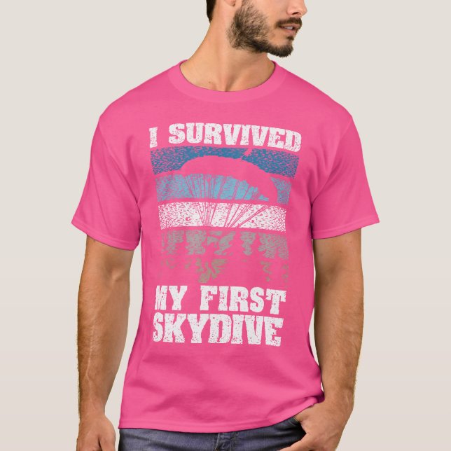 Funny Skydiving Skydiver T-Shirt (Vorderseite)