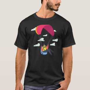 Funny Skydiving Typ Cool Sport Cut Off Clouds Pa T-Shirt