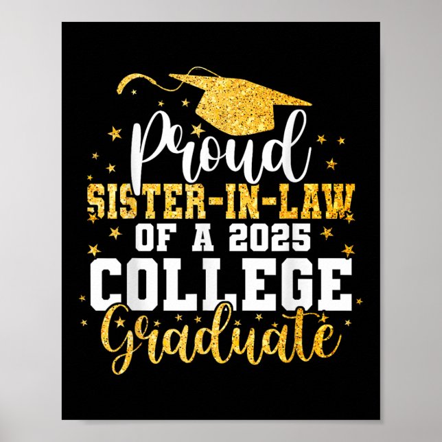 Funny Slang Graduate 2025 Abschluss Poster (Vorne)