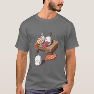 , Funny Sleep Walking Sushi, Japanischer Feinschme T-Shirt