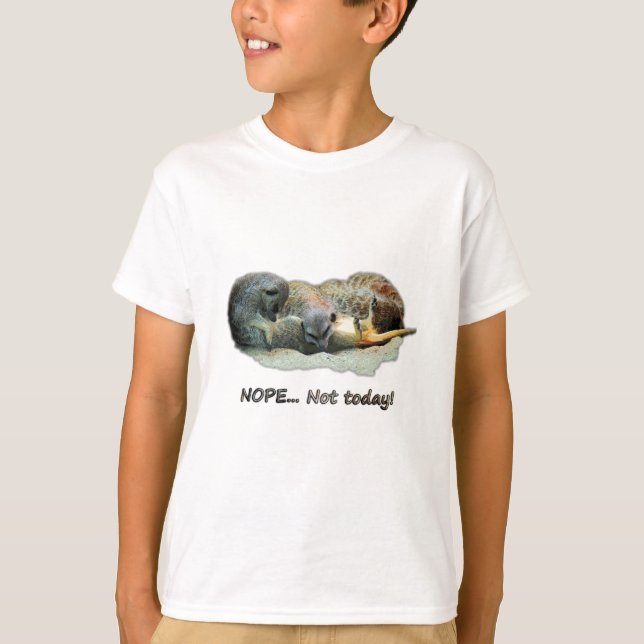 Funny, sleeping meerkats T-Shirt (Vorderseite)