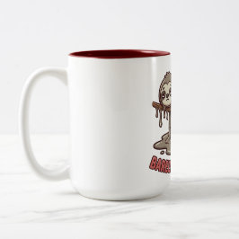 Funny Sleeping Sloth Melting Coffee Mug Zweifarbige Tasse