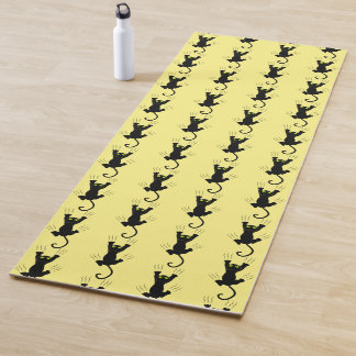 Funny Sliding Cat Scratch Scratching Paws Claws Yogamatte