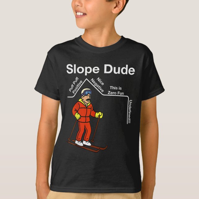 Funny Slope Typ Algebra Geometry Middle School Ma T-Shirt (Vorderseite)
