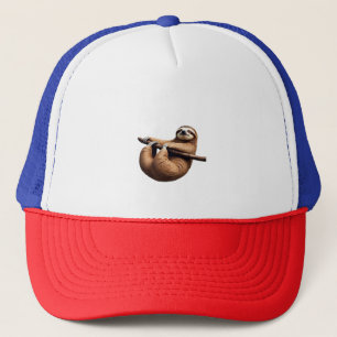 Funny Sloth auf einem Baum � nur bis Freitag Cla m Truckerkappe